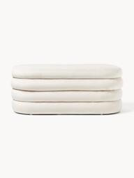 Velvet Upholstered Bench Alto with Storage Space - thumbnail 3