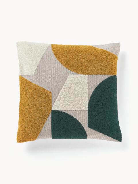 Cotton Cushion Cover Nomi with Abstract Decoration - image 1