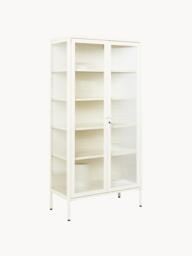 Metal Display Cabinet The Collector with Ribbed Glass - thumbnail 3