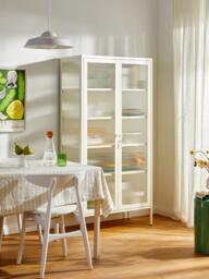 Metal Display Cabinet The Collector with Ribbed Glass - thumbnail 2
