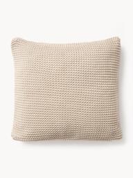 Organic Cotton Knitted Cushion Cover Adalyn - thumbnail 1