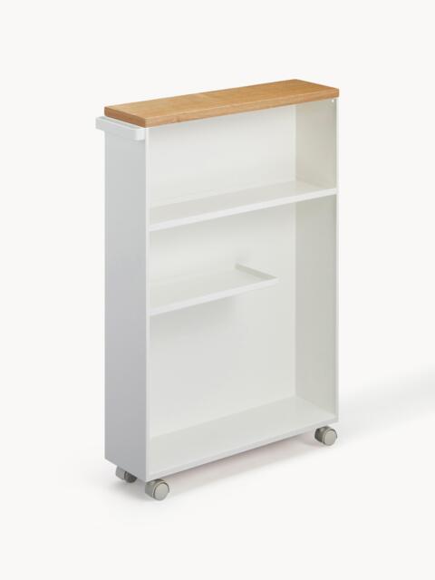 Bathroom Shelving Unit Tower with Wheels - image 1