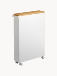 Bathroom Shelving Unit Tower with Wheels - thumbnail 3