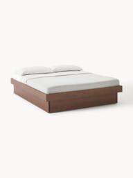 Wooden Bed Sato with Drawers