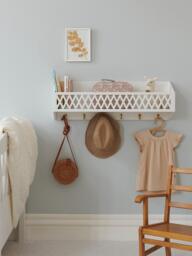 Kids Wall-Mounted Shelf Harlequin with Storage Surface - thumbnail 2