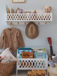 Kids Wall-Mounted Shelf Harlequin with Storage Surface - thumbnail 4