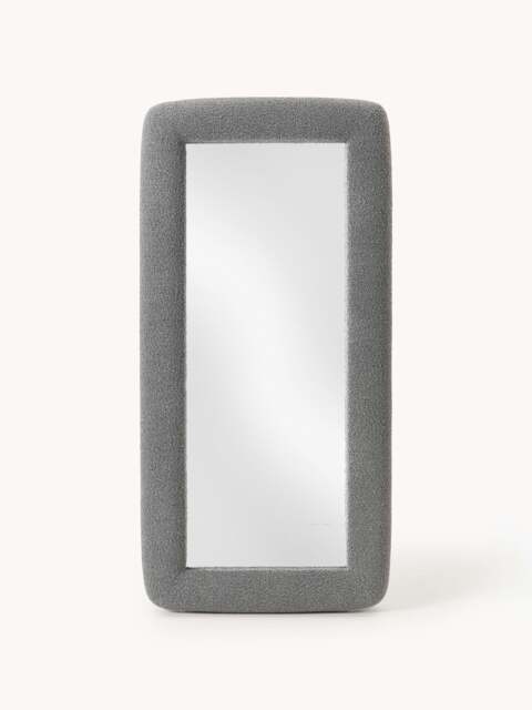 Westwing Crosby Studios, Leaner Mirror Glace with Bouclé Frame - image 1