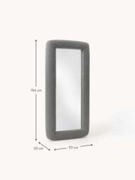 Westwing Crosby Studios, Leaner Mirror Glace with Bouclé Frame - thumbnail 9