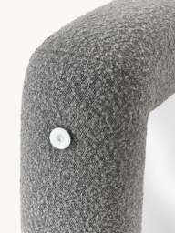 Westwing Crosby Studios, Leaner Mirror Glace with Bouclé Frame - thumbnail 8