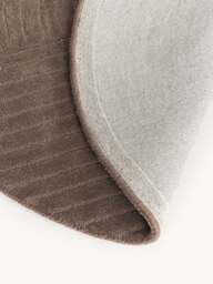 Round Hand-Tufted Wool Rug Mason - thumbnail 4