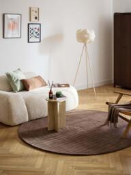 Round Hand-Tufted Wool Rug Mason - thumbnail 6