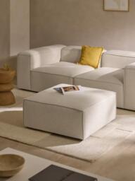 Linen Blend Ottoman Lennon - thumbnail 2