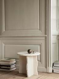 Handmade Marble Side Table Mineral - thumbnail 3
