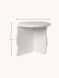 Handmade Marble Side Table Mineral - thumbnail 7