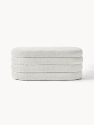 Upholstered Bouclé Bench Alto - thumbnail 3