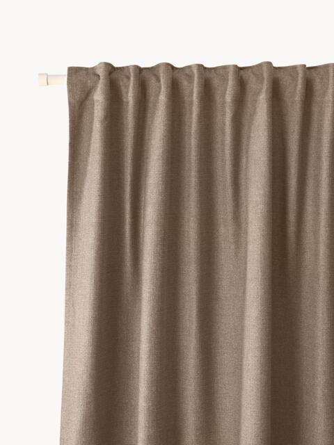 Opaque Multi-Band Curtains Jensen, Set of 2, W 130 cm - image 1