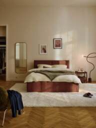 Upholstered Bouclé Bed Dream - thumbnail 9