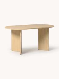 Oval Wooden Dining Table Toni, in various sizes