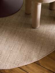 Round Hand-Woven Wool Rug Amaro - thumbnail 7