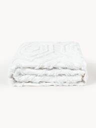 Cotton Percale Bedspread Faye with Tufted Geometric Pattern - thumbnail 3