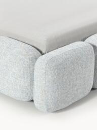 Upholstered Bouclé Bed Tayla with Storage Space - thumbnail 4