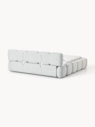 Upholstered Bouclé Bed Tayla with Storage Space - thumbnail 2