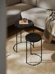 Marble Side Tables Ella, Set of 2 - thumbnail 2