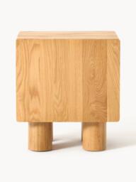 Oak Wood Bedside Table Cadi - thumbnail 3
