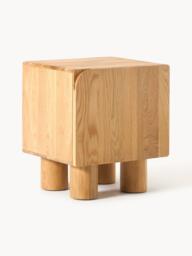 Oak Wood Bedside Table Cadi