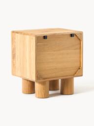Oak Wood Bedside Table Cadi - thumbnail 6