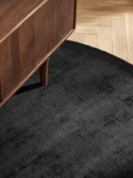 Round Hand-Woven Viscose Rug Jane - thumbnail 7