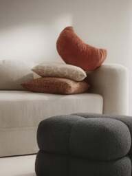 Chenille Cushion Cover Hanka with Pixel Pattern - thumbnail 5
