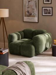 Teddy Bouclé Lounge Chair Tayla - thumbnail 2