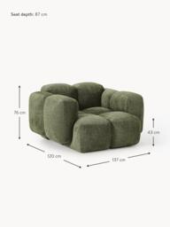 Teddy Bouclé Lounge Chair Tayla - thumbnail 9