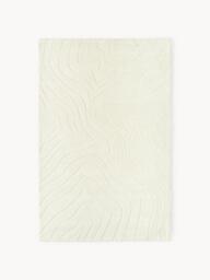 High-Low Wool Rug Aaron, Hand-Tufted