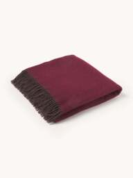Wool Reversible Throw Double Face - thumbnail 1