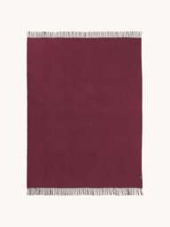 Wool Reversible Throw Double Face - thumbnail 2