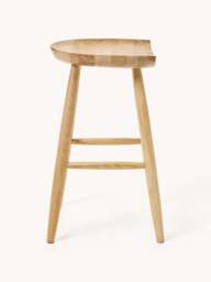 Mango Wood Counter Stool Nino - thumbnail 4