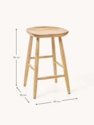 Mango Wood Counter Stool Nino - thumbnail 8