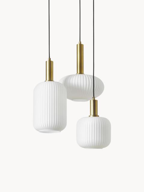 Opal Glass Cluster Pendant Light Candela - image 1