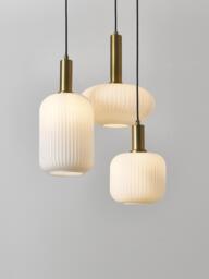 Opal Glass Cluster Pendant Light Candela - thumbnail 3