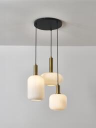 Opal Glass Cluster Pendant Light Candela - thumbnail 5