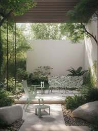 Round Garden Coffee Table T-Table - thumbnail 4