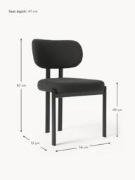 Upholstered Bouclé Dining Chair Adrien - thumbnail 9