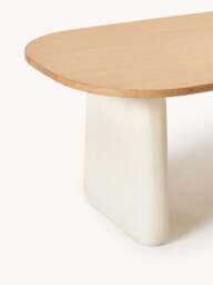 Oval Oak Wood Dining Table Dune, in various sizes - thumbnail 4