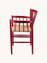 Handwoven Beech Wood Dining Chair J81 with Armrests - thumbnail 5