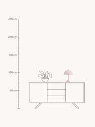 Dimmable Portable LED Table Lamp Panthella 250, Design Verner Panton - thumbnail 5
