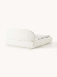 Upholstered Bouclé Bed Alba - thumbnail 4