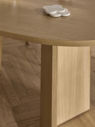 Oval Wooden Dining Table Toni, in various sizes - thumbnail 7