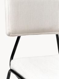 Corduroy Upholstered Chairs Mats, Set of 2 - thumbnail 6